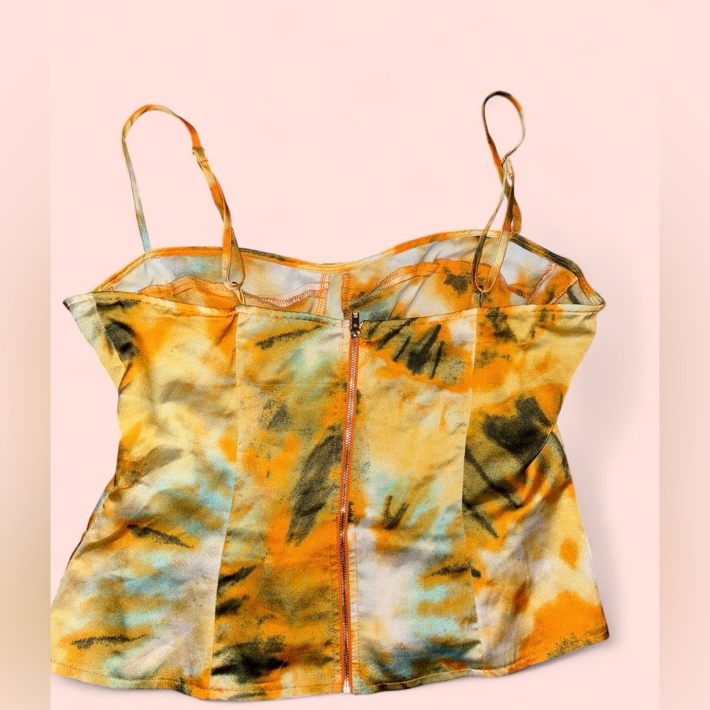 PrettyLittleThing Tie-Dye Corset Style Top – Size 16 - Picture 10 of 10